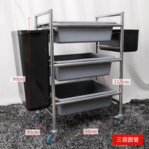 Dining car wine truck restaurant hotel hand push dining car activity trolley tea truck KTV snack snack commercial