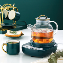 Glass teapot set household heat-resistant high temperature thickened tea set flower teapot cold Kettle tea kettle brewing tea cooker