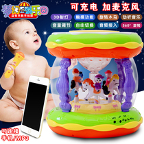 Hand clapping drums 6-12 months boys and girls 8 Babies 9 music drums rechargeable 1-3 years old baby children educational toys 4
