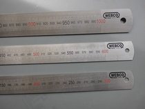 Stock old goods WEBCO stainless steel straight ruler thickened steel ruler 300mm600mm1 meter straight ruler precision measurement