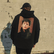 FOG complex LINE ESSENTIALS portrait printing couple sweater men and women spring and autumn high street trend linger hoodie