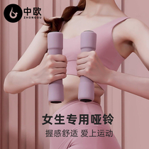 Small Dumbbells Lady Fitness Home Fitness Equipment Solid Iron Barbell Dorm Room With Children Elementary School Practice Arm Muscle Yoga