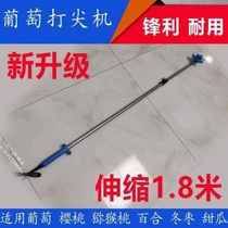 Grape sharpening machine grass pinching point rotating watermelon pruning new fruit tree telescopic melon New cutting high spiral