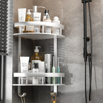 Toilet triangle rack bathroom non-perforated wall-mounted toilet toilet washroom bathroom storage rack