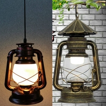 Horse Lamp Chandeliers Vintage Antique Old Fashioned Coal Oil & Gas Lamps Eu Creative Nostalgia Decorative Corridor Farmstead Hotel Tea House