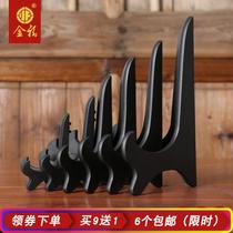 Plate bracket decorative plate Pu-erh tea cake shelf Disc Toporcelain Dish Craftwork show Stone Painting Base