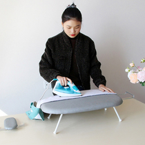  Ironing board small and convenient desktop board ironing hanger clothes table iron ironing folding bracket clothes board desktop