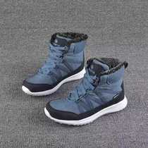 Foreign trade original single clearance Lady light Waterproof warm high snow boots anti-25 degrees outdoor cotton shoes rain boots