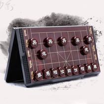 Chinese chess imitation Jade high-grade large magnet magnetic portable folding board Student children magnet magnetic