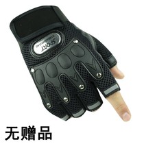 Gloves Mens spring and summer half-finger sports fitness half-finger gloves Outdoor riding non-slip wear-resistant tactical gloves