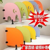 Kindergarten toilet squat toilet partition board baffle toilet children toilet cartoon urinal waterproof partition