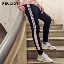 Boxi He winter outdoor fleece pants mens and womens warm stormtrooper pants liner thickened shut casual sports pants