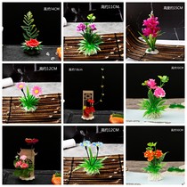 Sabab setting plate flower and grass decoration hotel creative plate decoration simulation flower and grass surrounding the edge of the day embellishment plate fake flower