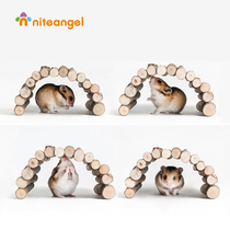 Niteangel Aite Hamster Natural Shrub Escape Channel Arch Bridge Climbing Ladder Toys Landscape Supplies