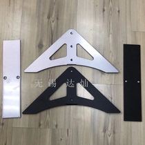 Vertical card cloth soft film single-sided light box tripod base advertising uv light box bracket thick silver Black