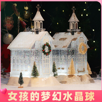 Christmas gift music box music box crystal ball decorations snow girls girlfriend girlfriends children girls