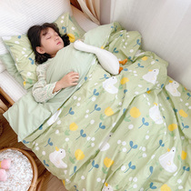 Baby quilt three-piece set kindergarten entrance core quilt cover bedding bedding cartoon children cotton nap