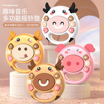 Infant hand clapping drum Childrens rechargeable clapping early education 8 puzzle 0 one 1 year old 3-6 months baby toy music