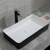 Balcony sink ceramic wash basin basin basin basin hotel home Square art matte