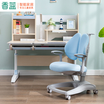 All solid wood childrens learning table can be lifted and economical desk primary school students home desk writing desk chair set