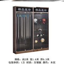 Billiard Hall Pool Club cabinet VIP code lock new ball room display cabinet glass locker member storage cabinet