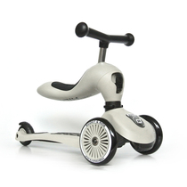 Scoot ride scooter import multi-function balance toy car can sit and ride baby slip car ceramic gray