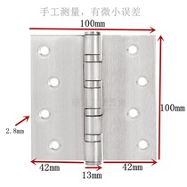 4 inch widened 10CM bearing stainless steel door hinge wide bearing hinge stainless steel thickened hinge