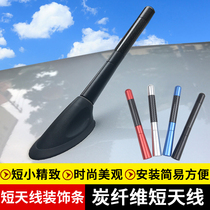 Suitable for seahorse S5 Young short antenna car radio antenna roof decoration antenna car modification accessories
