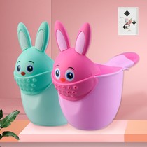 Baby shampoo cup shower baby water ladle spoon children bath ladle hand washing artifact scoop water spoon faucet extender