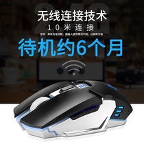 New union Mamba Snake rechargeable wireless mouse Silent mechanical laptop Desktop e-sports games office unlimited Apple ASUS universal lithium battery male and female students non-silent home aggravation