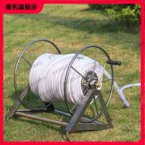 Water pipe car storage rack hand-cranked home garden watering pipe hose tray pipe storage rack receiver water frame