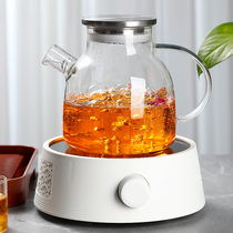 Electric pottery stove cooking teapot home tea maker cooking tea stove set thickened glass kettle health and high temperature steamed tea