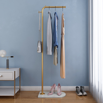  Household vertical corner hanger Floor-to-ceiling bedroom net red light luxury coat rack living room simple rod clothes rack