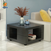 Modern simple corner few Nordic sofa side black side cabinet corner cabinet living room floor cabinet bedroom phone seat several combinations