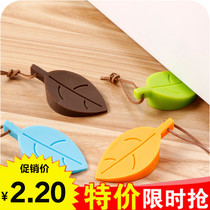 Door stop windproof card door anti-collision door plug leaf silicone door artifact child anti-pinch hand safety door card