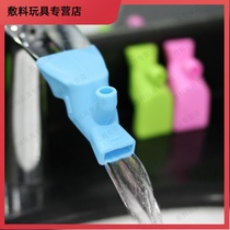 Silicone faucet guide mouth travel portable extension nozzle extension water nozzle frog rubber extender protective cover