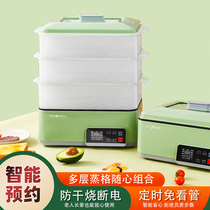 Rectangular Steam Boiler Electric Steamer Multifunction Home Tri-Layer Breakfast Machine Multilayer Electric Steam Cage Steamed Buns Steamed Stuffed Buns Fish Seafood