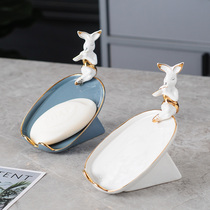Soap box soap box storage rack drain toilet soap rack non-perforated suction cup wall-mounted artifact storage