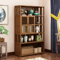 New Chinese style Bogu rack Tea rack Office Dobao pavilion storage rack Antique decoration shelf Living room display cabinet