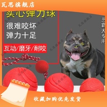 Bully Pooch Toy Ball Resistant to Bite Solid Ball Puppies Large Dogs Grindle Tooth Deconsult Elastic Ball Pet Dog Training