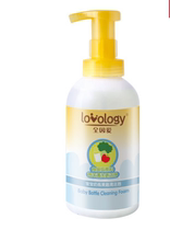 Baby bottle fruit and vegetable cleaning bubble newborn baby bottle cleaning bubble 500ML * 2 bottles