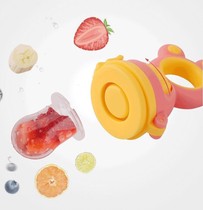 6 months baby fruits and vegetables bite cute baby food supplement tools fruit banana mud molars toy