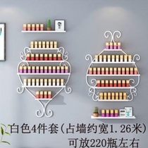 Nail shop decoration style practical nail art shelf wall hanging practical nail art frame sub display stand nail art