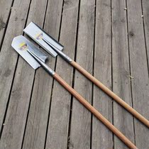 Flat-headed shovel digging Yam special long mud shovel all-steel thickened agricultural digging cable trench wire rod digging tree pointed flat
