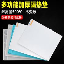 Mobile phone computer repair station heat insulation pad silicone table pad high temperature and odorless table pad hot air gun welding station