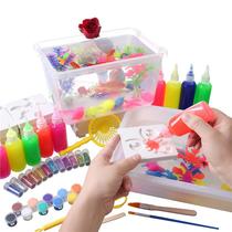 In case of water molding childrens toys release water baby mold pigment girl 9-10 handmade water elf stall