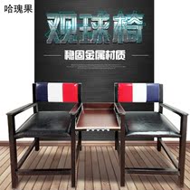 Club indoor rest area chair new watch ball room billiard room chair stand Hall four-person indoor chair