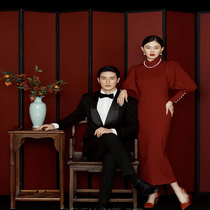 China red screen folding black border red partition wedding photography small red book background mobile partition wall Net Red