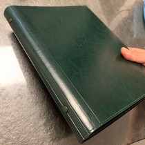 (Dark green)9 holes B5 soft leather loose-leaf notebook Removable notepad Cornell 5R efficient notebook Teacher listening preparation book Student wrong question book Day week month plan Bookkeeping book