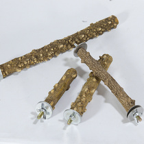 Zanthoxylum Stationpole wren starling thrush parrot bird standing bar grinding claw bar perch bar standing bar parrot grinding beak standing frame